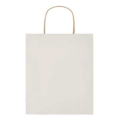 Midocean Paper Tone Paper Gift Bag White (32Cm X 25Cm X 11Cm) from B&Q