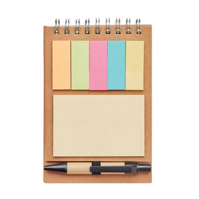 Midocean Multibook Notepad And Pen Beige (One Size) from B&Q