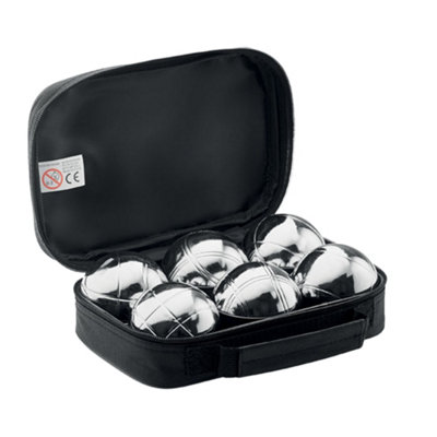 Midocean Otho Boules Set (Pack Of 6) Silver (One Size) from B&Q
