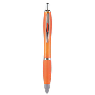 Midocean Riocolour Ballpoint Pen Transparent Orange (One Size) from B&Q