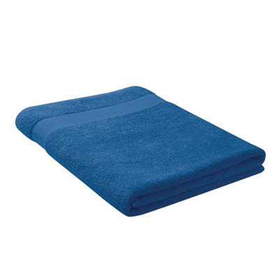 Midocean Merry Organic Cotton Towel Royal Blue (One Size) from B&Q
