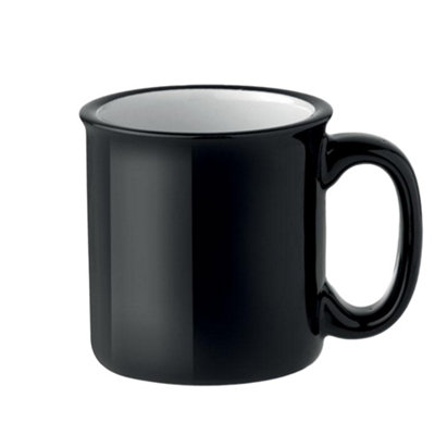 Midocean Tweenies Vintage Ceramic 240Ml Mug Black (One Size) from B&Q