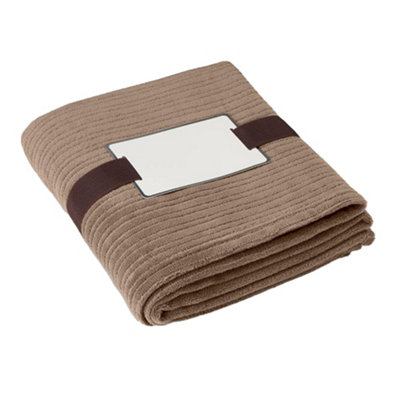Midocean Cap Code Fleece Blanket Khaki (One Size) from B&Q