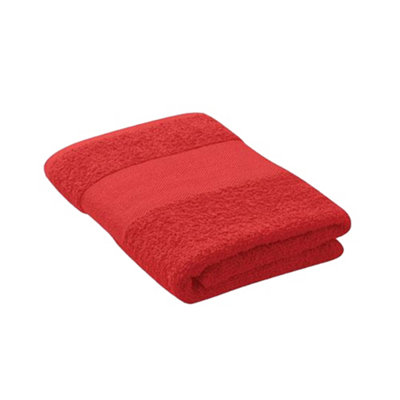 Midocean Serry Organic Towel Red (One Size) from B&Q