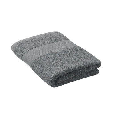 Midocean Terry Organic Cotton Towel Grey (One Size) from B&Q