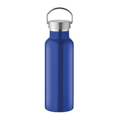 B&Q Blue Midocean Florence Double-Walled Bottle (One ) 500Ml