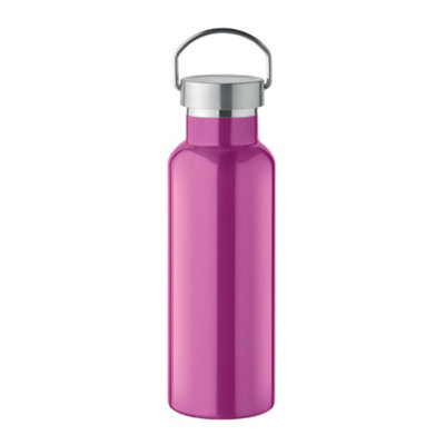 B&Q Fuchsia Midocean Florence Double-Walled Bottle (One ) 500Ml