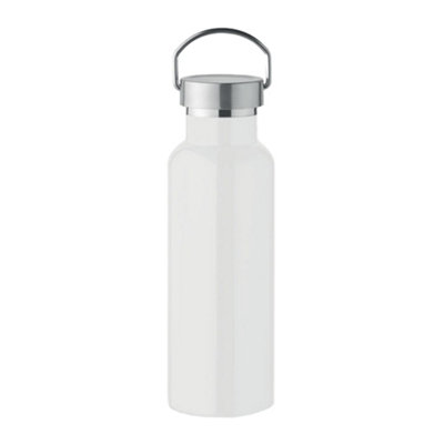 B&Q White Midocean Florence Double-Walled Bottle (One ) 500Ml