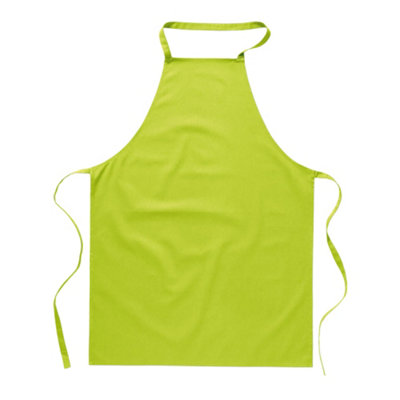 Midocean Kitab Cotton Kitchen Apron Lime (One Size) from B&Q