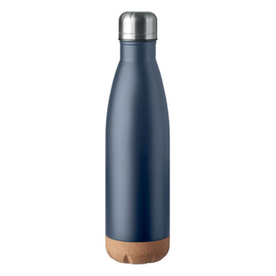 Midocean Aspen Cork Double Wall 500Ml Water Bottle - French Navy - One Size - French Navy - Image 3
