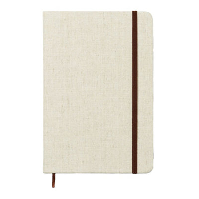 B&Q Beige Midocean Canvas A5 Notebook (One ) 21Cm