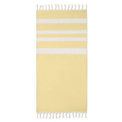 Midocean Agoura Hammam Towel Yellow (One Size) from B&Q