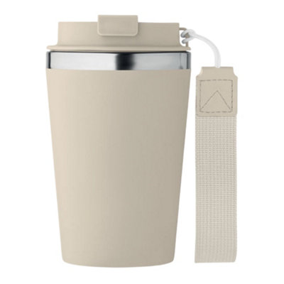 Midocean Topaz Double Wall 350Ml Tumbler Beige (One Size) from B&Q