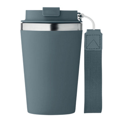 Midocean Topaz Double Wall 350Ml Tumbler Petrol (One Size) from B&Q