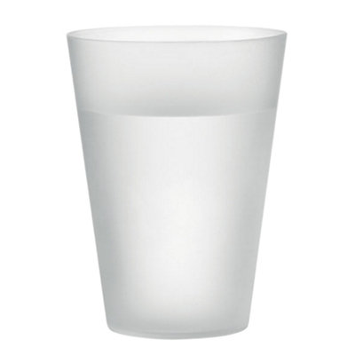 Midocean Festa Large Reusable 500Ml Cup Transparent White (One Size) from B&Q
