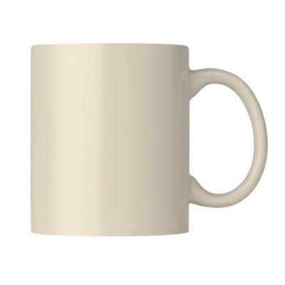 Midocean Dublin Tone Ceramic 300Ml Mug Beige (One Size) from B&Q