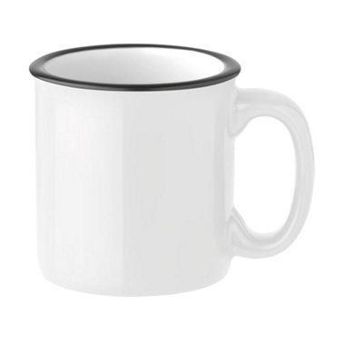 Midocean Tweenies Sublim Ceramic Sublimation 240Ml Mug Black/white (One Size) from B&Q