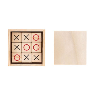 Midocean Tic Tac Toe Board Game Wood (One Size) from B&Q
