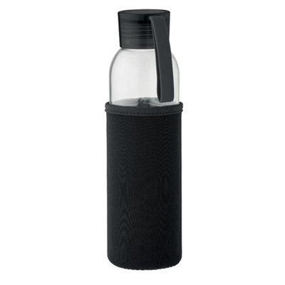  - Midocean Ebor Recycled Gl 500Ml Bottle Black (One Size)
