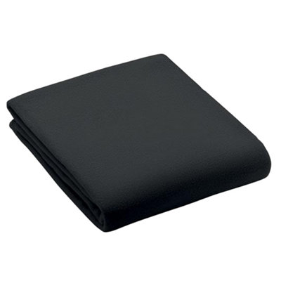 Midocean Bogda Rpet Fleece Blanket Black (One Size) from B&Q