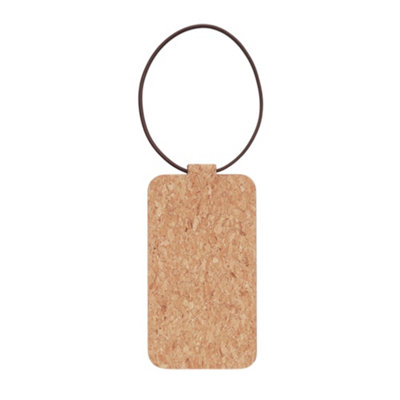 Midocean Ovalis Cork Luggage Tag Beige (One Size) from B&Q