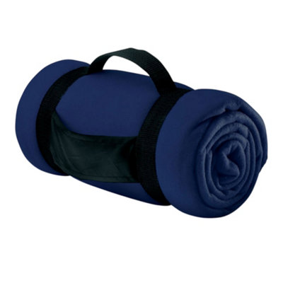 Midocean Stavenger Fleece Blanket Blue (One Size) from B&Q