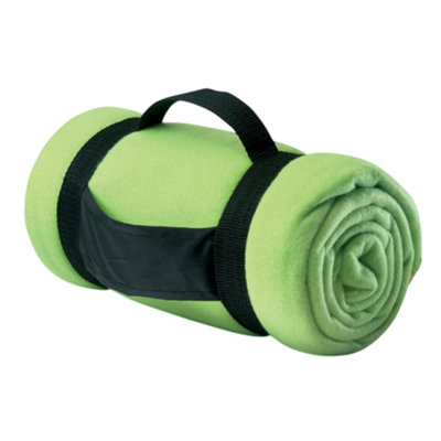Midocean Stavenger Fleece Blanket Lime (One Size) from B&Q