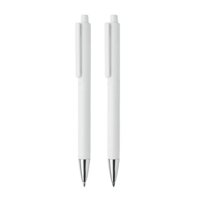 Midocean Orwell Recycled Aluminium Pen Set (Pack Of 2) White (One Size) from B&Q