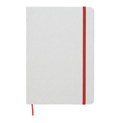 B&Q White/Red Midocean Route A5 Notebook Red/ (One ) 21Cm