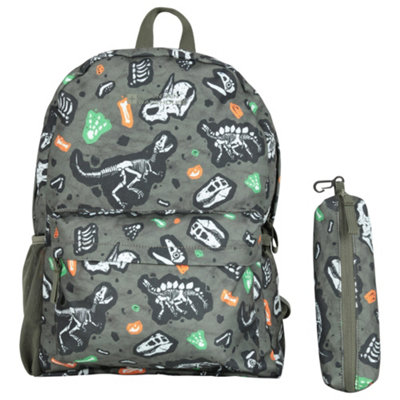 B&Q Green Mountain Warehouse Childrens/Kids Bookworm Backpack & Pencil Case Khaki (One ) 15L