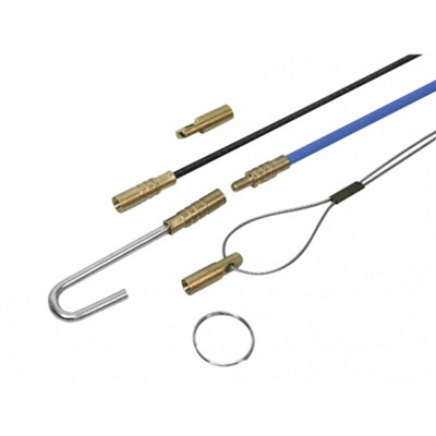 Faithfull Fibregl Cable Rod Set 15Pc 10 X 1000mm Multi Colour (One Size) from B&Q
