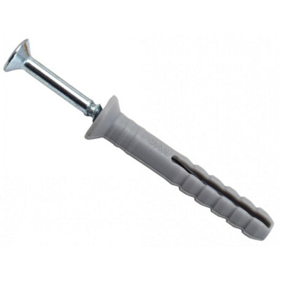  - Masonmate Nylon Hammer-In Fixing Multi Colour (6 X 40mm (150))