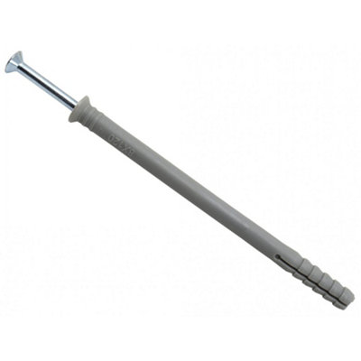 Masonmate Nylon Hammer-In Fixing Multi Colour (8 X 120mm (50)) from B&Q