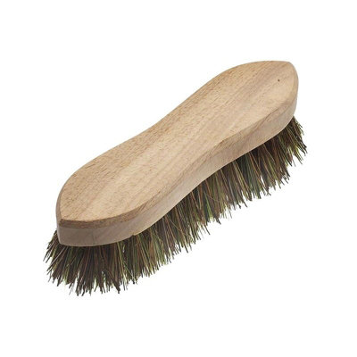 Faithfull Hand Scrubbing Brush 200mm (8In) Unvarnished Multi Colour (One Size) from B&Q
