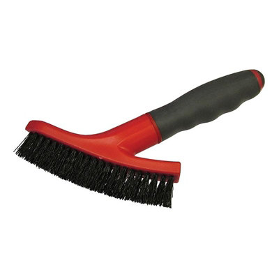 Faithfull Grout Scrubbing Brush Soft Grip Handle Multi Colour (One Size) from B&Q