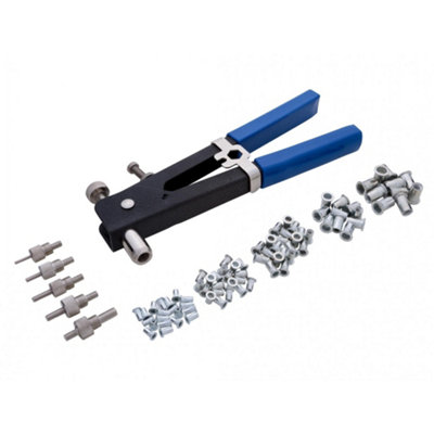 Bluespot Tools Nut Riveter Kit (M3-M8) 86 Piece Multi Colour (One Size) from B&Q