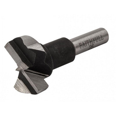 Faithfull Hcs Hinge Boring Bit Multi Colour (26mm Diameter X 60mm Long X 8mm Shank) from B&Q