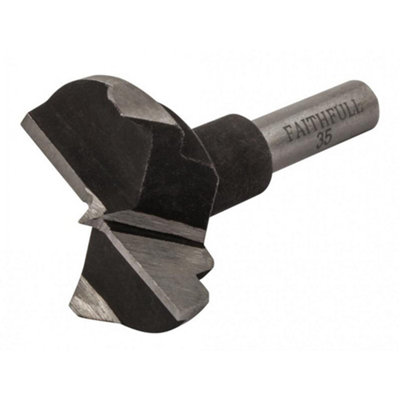 Faithfull Hcs Hinge Boring Bit Multi Colour (35mm Diameter X 60mm Long X 8mm Shank) from B&Q