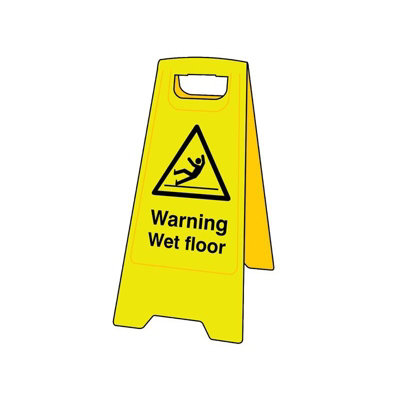  - Scan Warning Wet FloorHeavy Duty 'a' Board Multi Colour (One Size)
