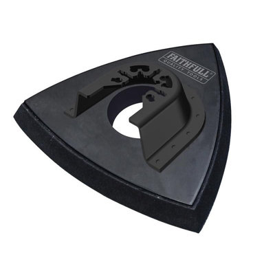 Faithfull Delta Hook & Loop Sanding Pad Triangular 93mm Multi Colour (One Size) from B&Q