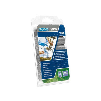 Rapid Vr22 Hog Rings Multi Colour (Pack Of 1600) from B&Q