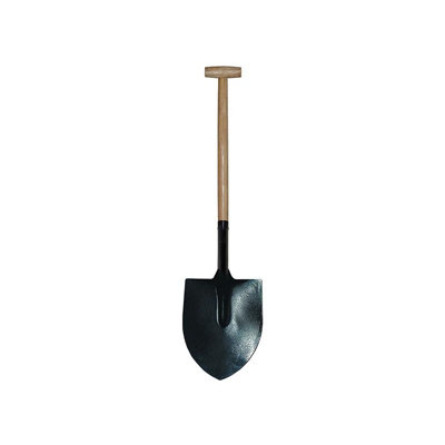 B&Q Faithfull Open Socket Round Shovel No.2 T-Handle Multi Colour (No.2)