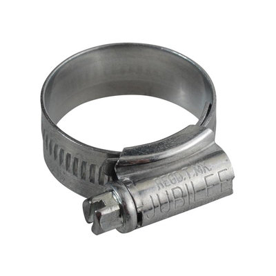 Jubilee Zinc Plated Hose Clip Zinc Plated (1A 22mm30mm 7/8In1.1/8In) from B&Q