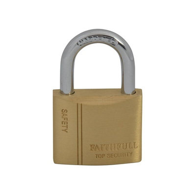 Faithfull Br Padlock Multi Colour (40mm) from B&Q