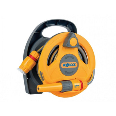 Hozelock Micro Hose Reel + 10M Of 7mm Hose Multi Colour (One Size) from B&Q