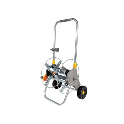 Rackhams 2437 60M Metal Hose Cart Only - Multi Colour - One Size - Multi Colour - Image 4