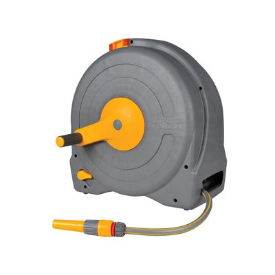 Hozelock 2494 Freestanding 40M Fast Reel + 40M Of 12.5mm Hose Multi Colour (One Size) from B&Q