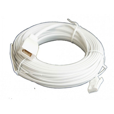 Dencon Telephone Extension Lead Multi Colour (15M) from B&Q