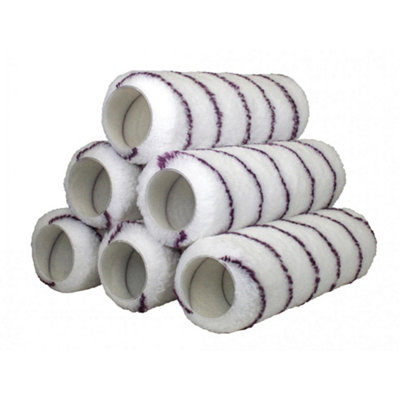 Faithfull Medium Woven Pile Sleeve Multi Colour (230 X 44mm (9 X 1.3/4In) Pack Of 6) from B&Q