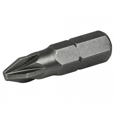 Faithfull Pozi S2 Grade Steel Screwdriver Bits Multi Colour (Pz1 X 25mm) from B&Q